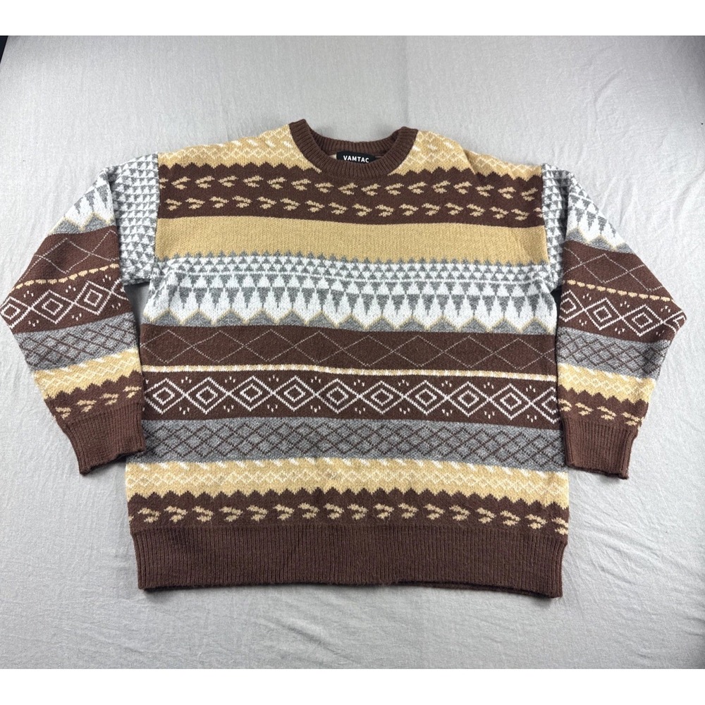 Vamtac Sweater Mens S Nordic Fisherman Sweatshirt Preppy Luxury Grandpa Money